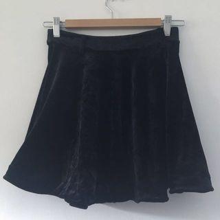 Velvet Skater Skirt