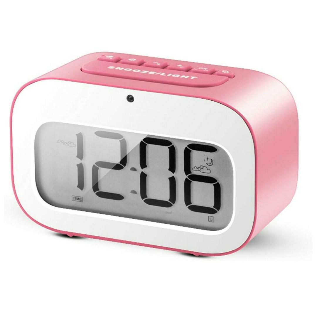 1222 Alarm Clock Led Emoji Travel Alarm Clock Smart Desk Clock