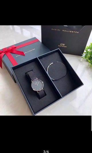 Jam Tangan Daniel Wellington Set Cuff