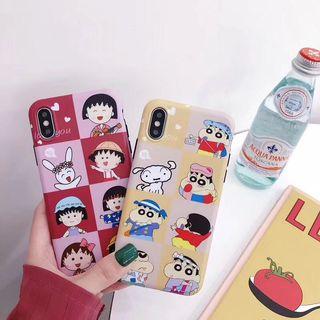 蠟筆小新 小丸子 手機殼iPhone Xs Max XR i8 i7 i6 6s Plus