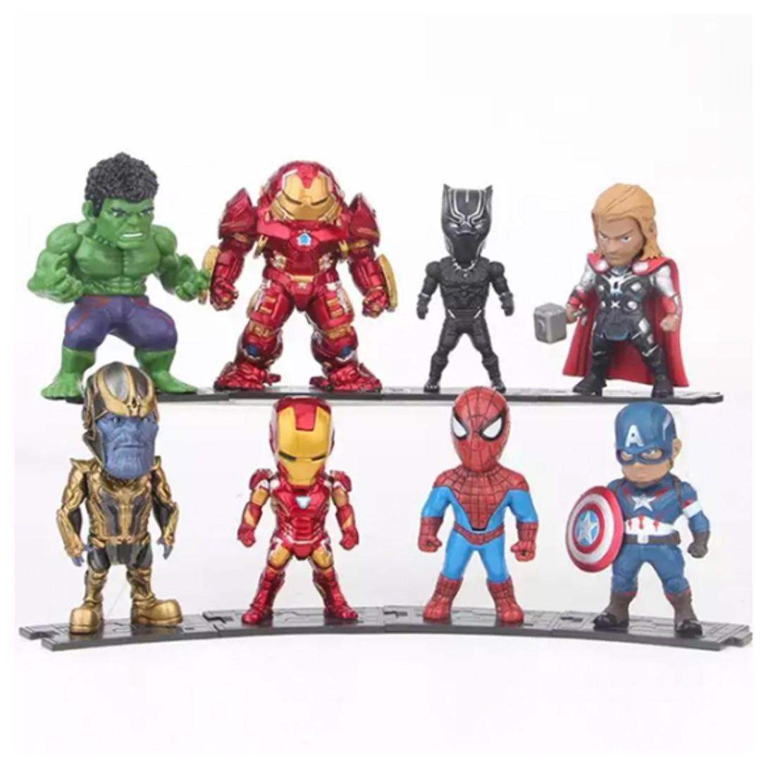 8pcs The Avengers 3 Infinity War Thanos Hulk Iron Man Spiderman Pop Pvc Action Figures Superheroes Figurines Dolls Set Kids Toys Toys Games Bricks Figurines On Carousell