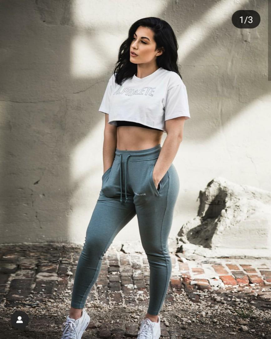 alphalete track pants