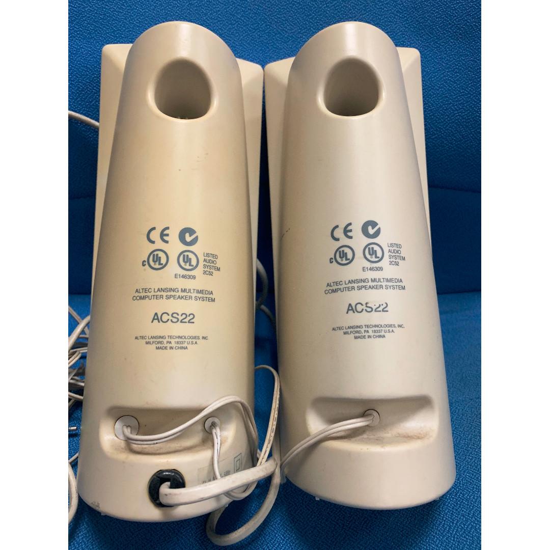 Altec lansing acs22 online