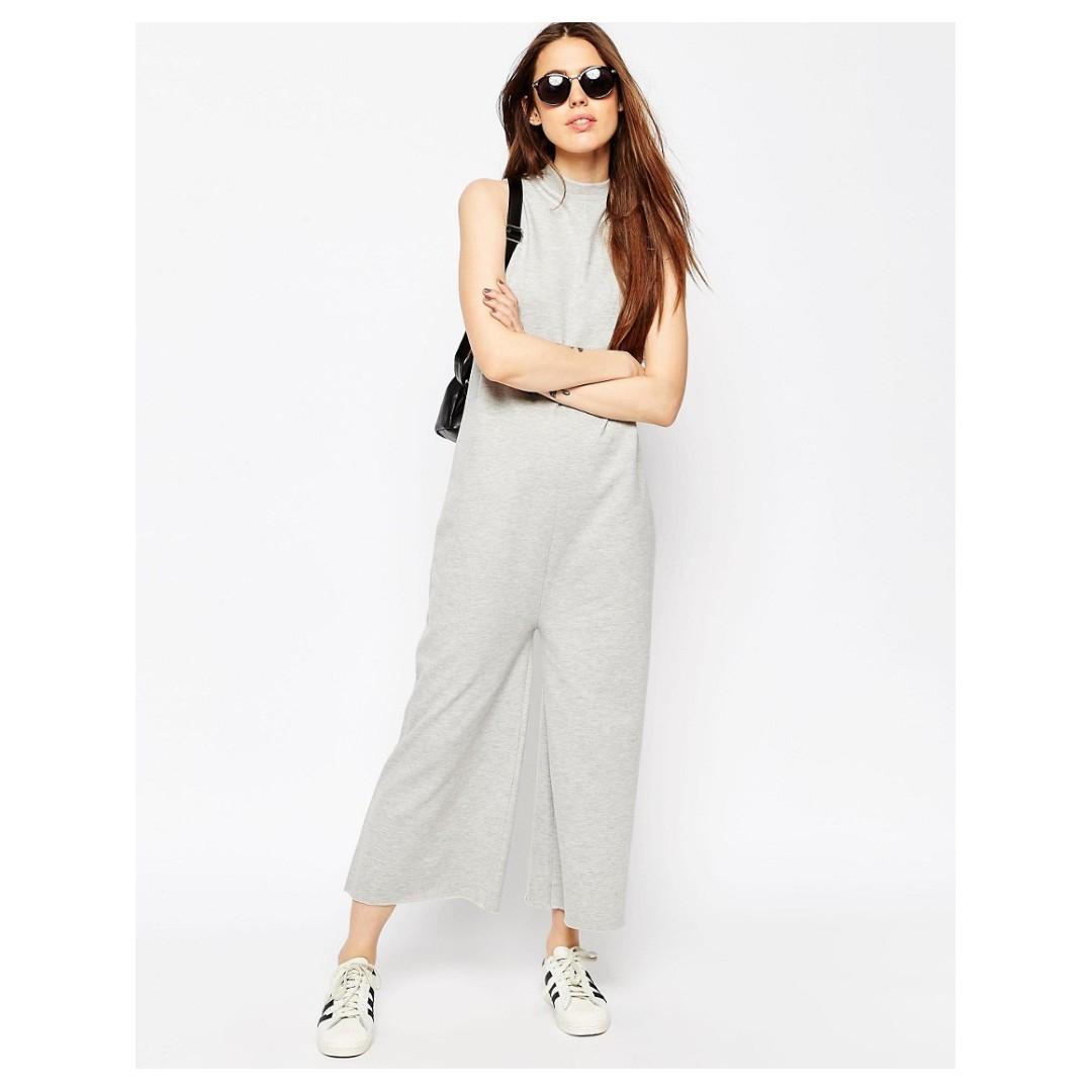 petite high neck jumpsuit