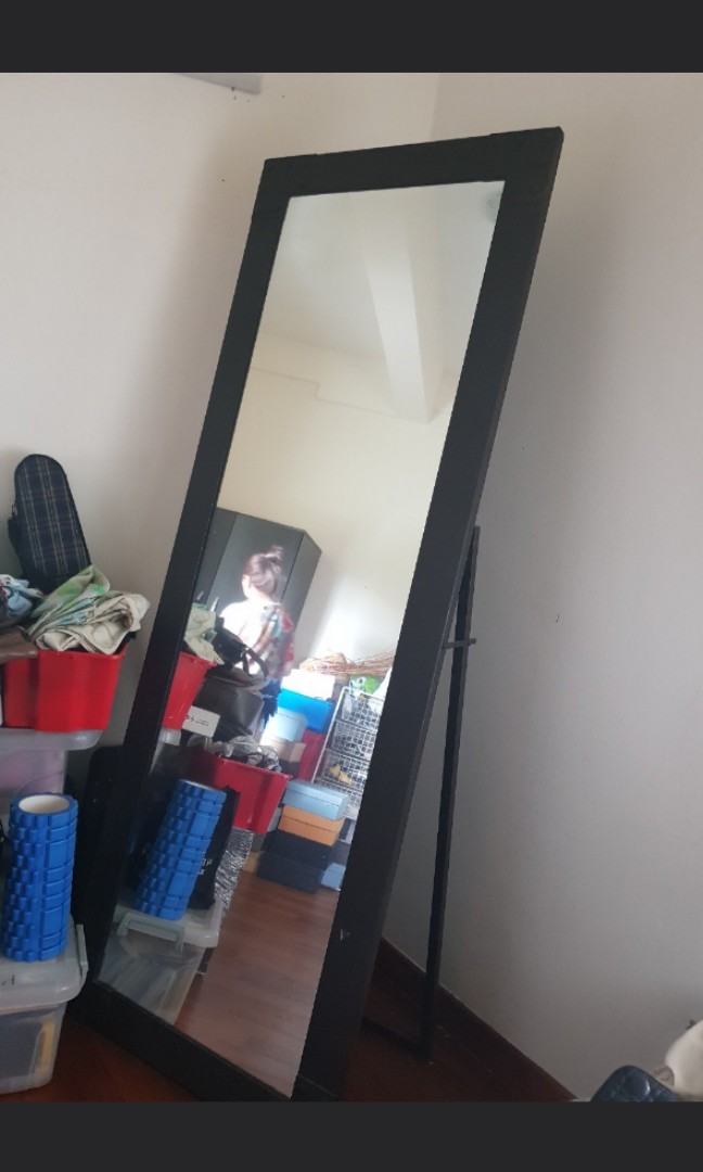 Big Standing Mirror Metal Frame Furniture Home Decor Others On Big Standing Mirror Metal Frame