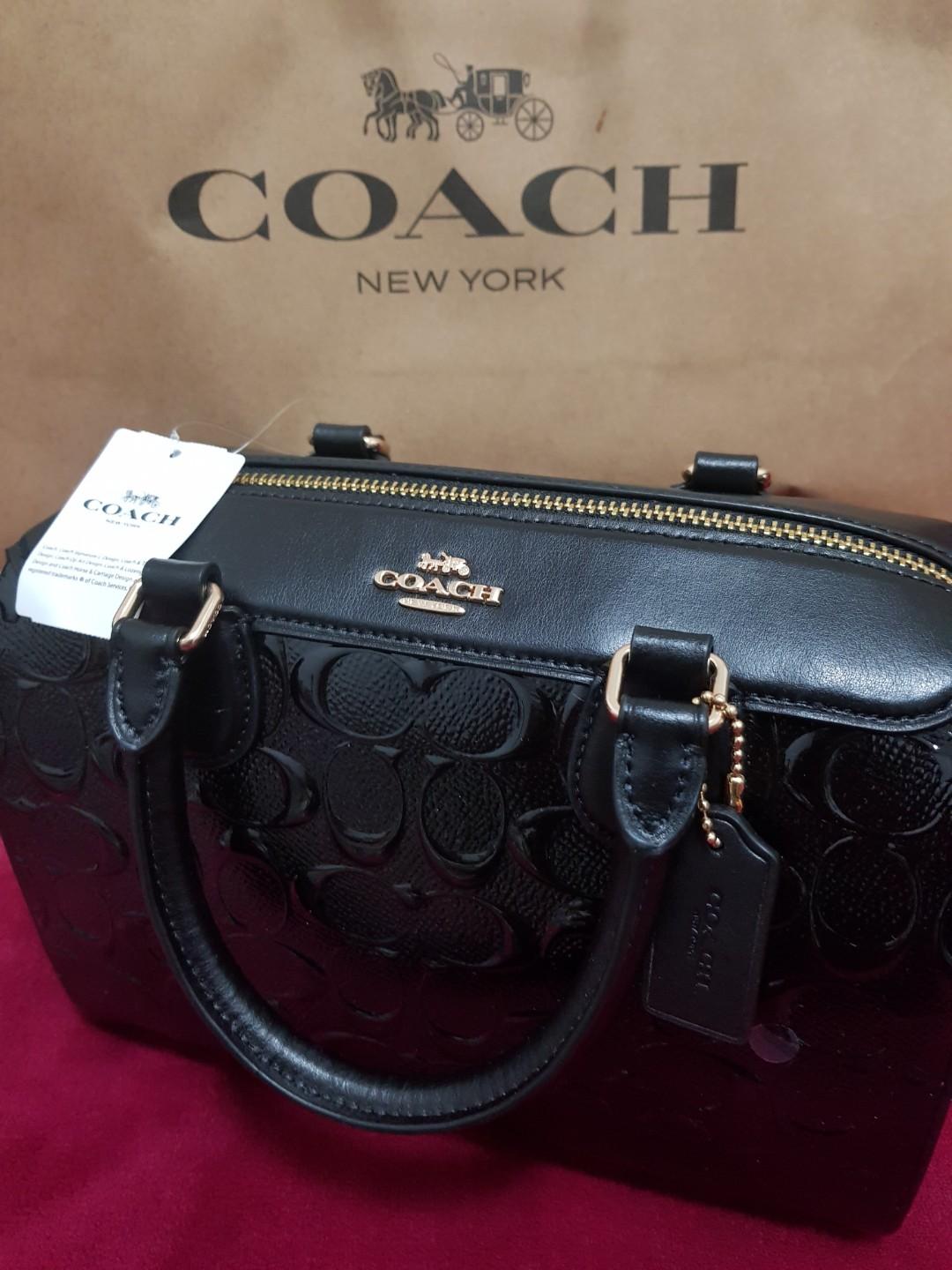 black coach purse