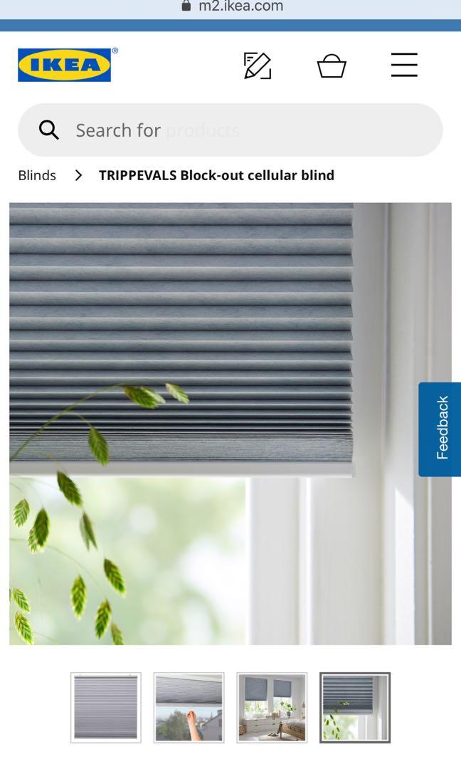 Block Out Blinds Ikea Trippevals Furniture Home Decor Others On Carousell