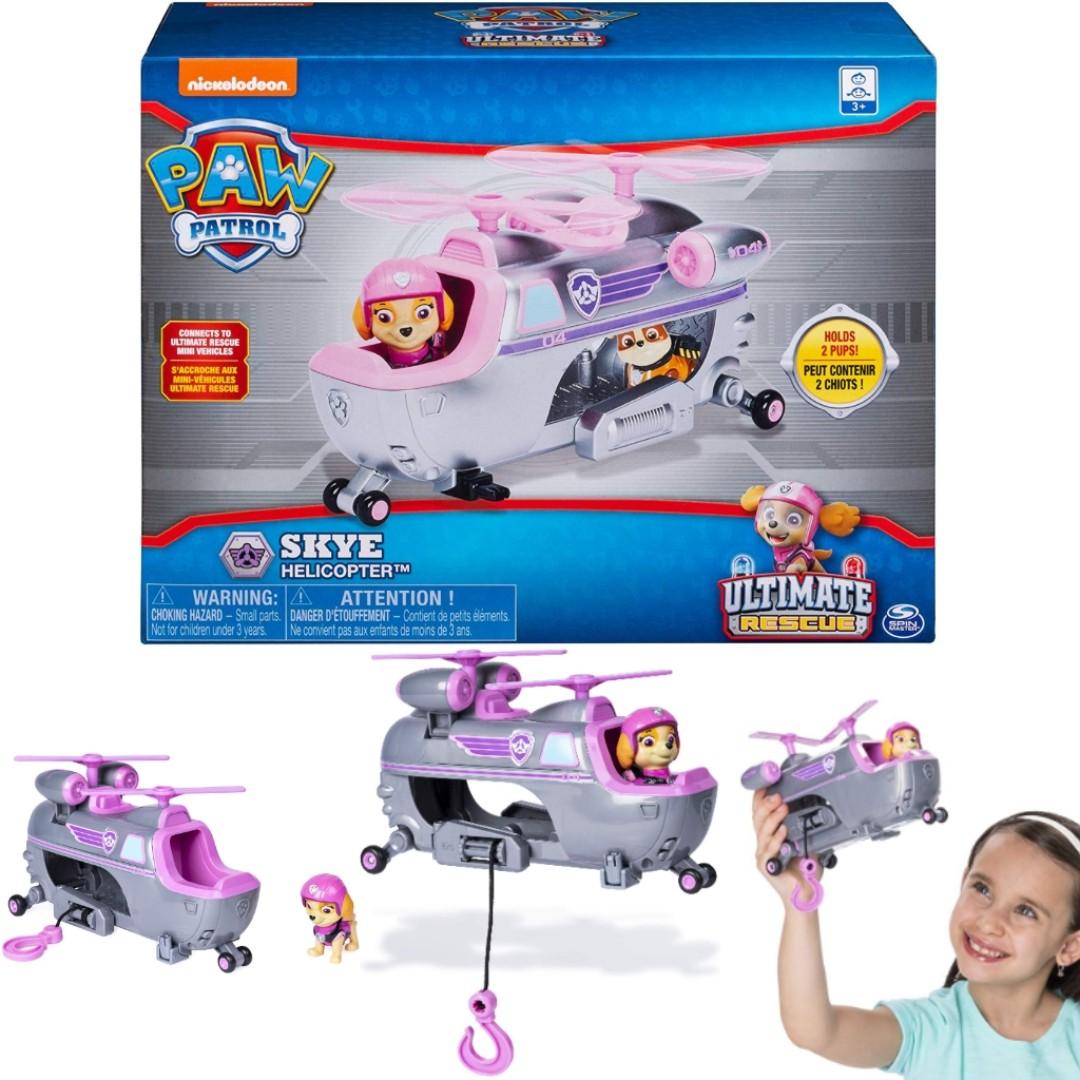 BNIB PAW Patrol Skye s Ultimate Rescue Helicopter with Moving