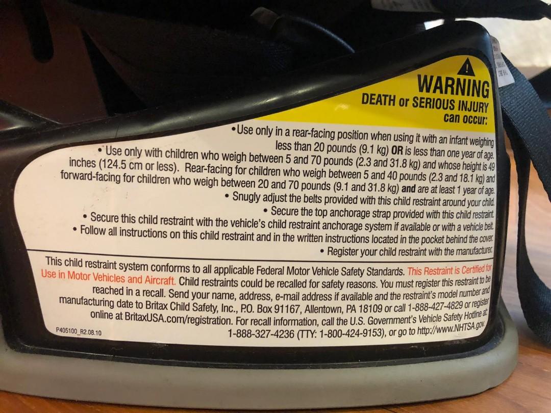 Britax Boulevard 70 G3 Car Seat