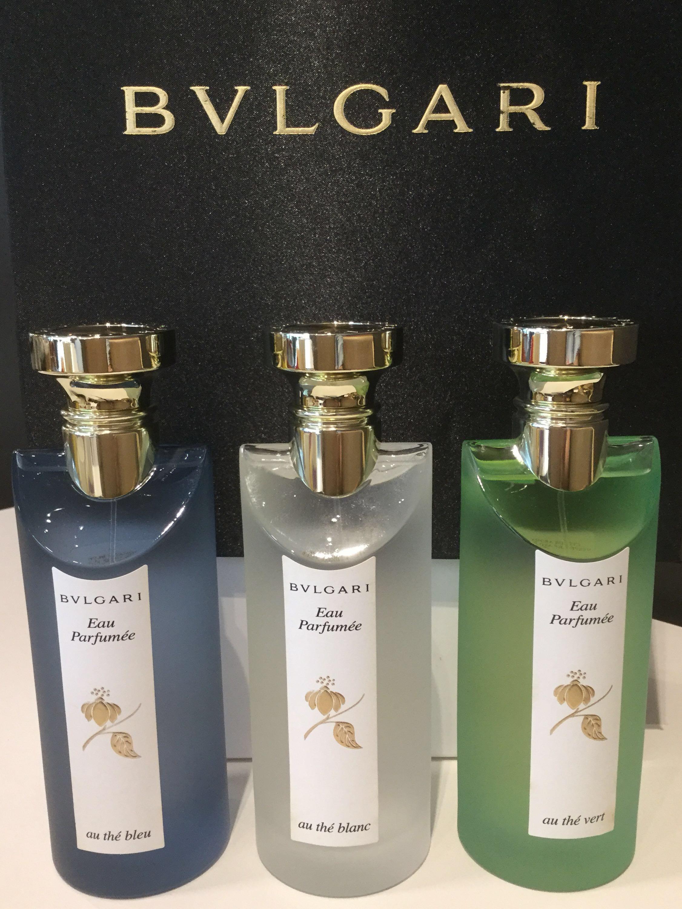Bvlgari Au The Blanc, Bleu & Vert #EndgameYourExcess, Beauty & Personal  Care, Fragrance & Deodorants on Carousell