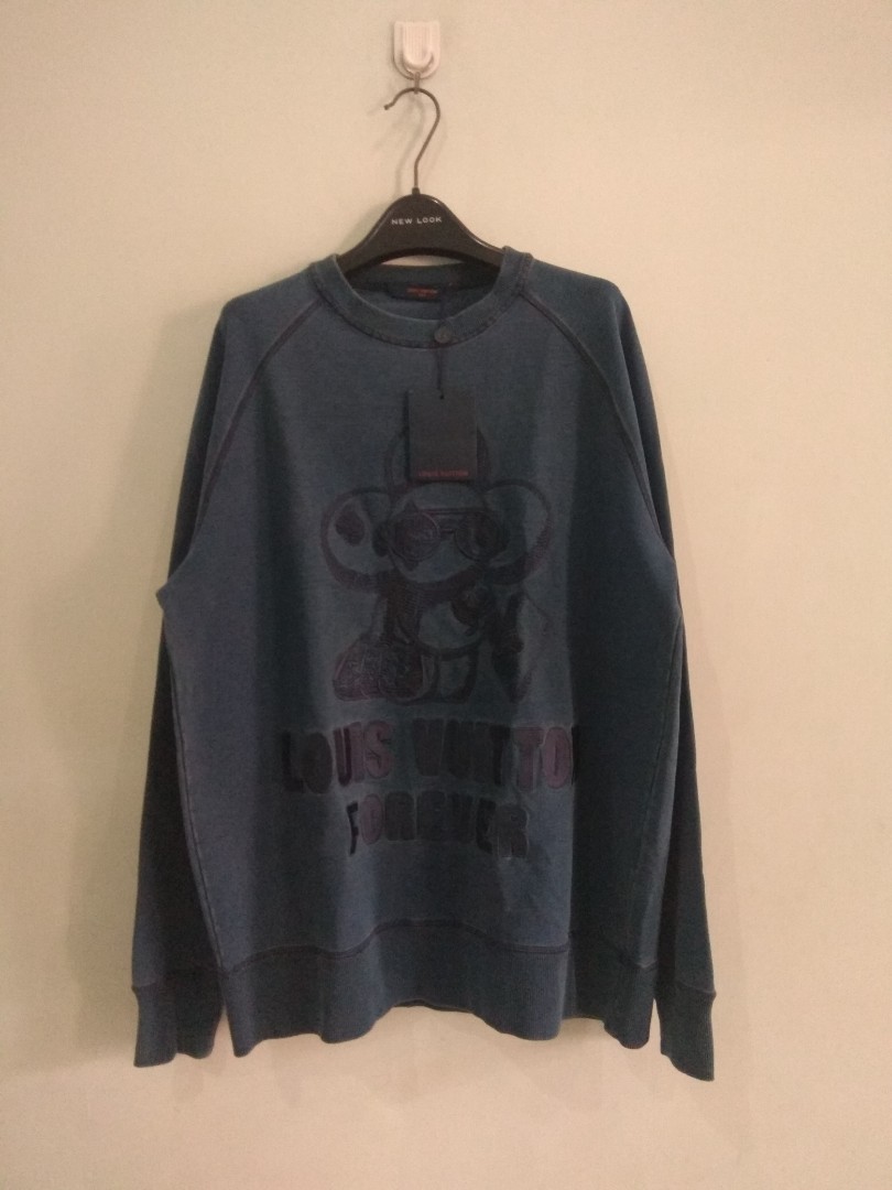 CREWNECK LOUIS VUITTON PEACE AND LOVE JAKET HOODIE SWEATER SWEATSHIRT  SECOND BEKAS ORIGINAL MURAH BERKUALITAS THRIFT, Fesyen Pria, Pakaian ,  Atasan di Carousell