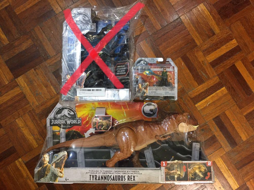 Trash and cheap throw t rex
