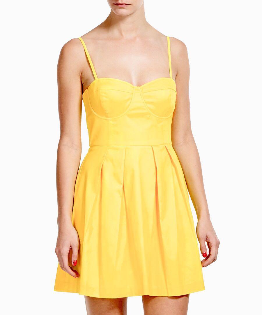 forever new yellow dress