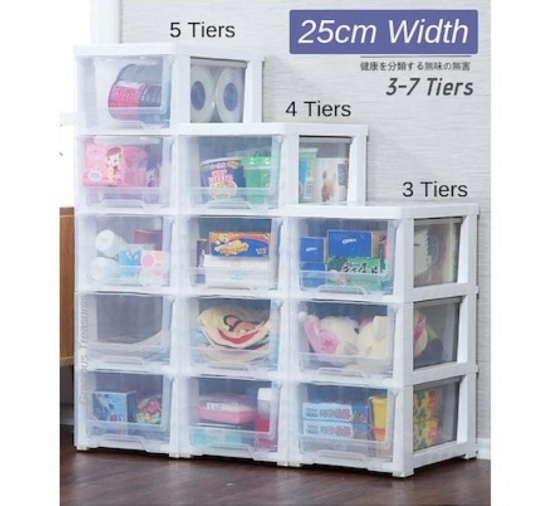 Free Delivery Storage Cabinet Plastic Slim Drawer Furniture Shelves Drawers On Carousell
