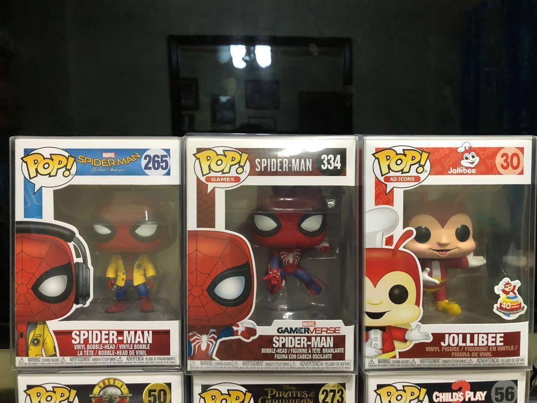 Funko Pop Sale! (Category: Designer & Blind Box Toys) located in Makati City. Submitted by krjd21 (Listing ID 208030491, Image 2). Description: Jolibee - 1,7k Manny Pacquiao (Basketball) - Sold Michael Jordan Black Jersey J11 - 1,5k Michael Jordan Jumpman- Sold Chucky - Sold Capt. Jack Sparrow - Sold Guns N Roses Axl Rose - Sold Spiderman w/ Headphone -Sold Spider-Man Gameverse - Sold Boo - Sold 09275605062 .