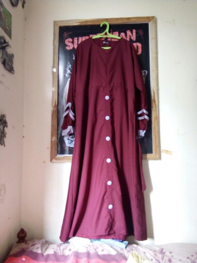 Gamis Jumbo Ld 140 Pb 142 Fesyen Wanita Muslim Fashion Lainnya Di Carousell