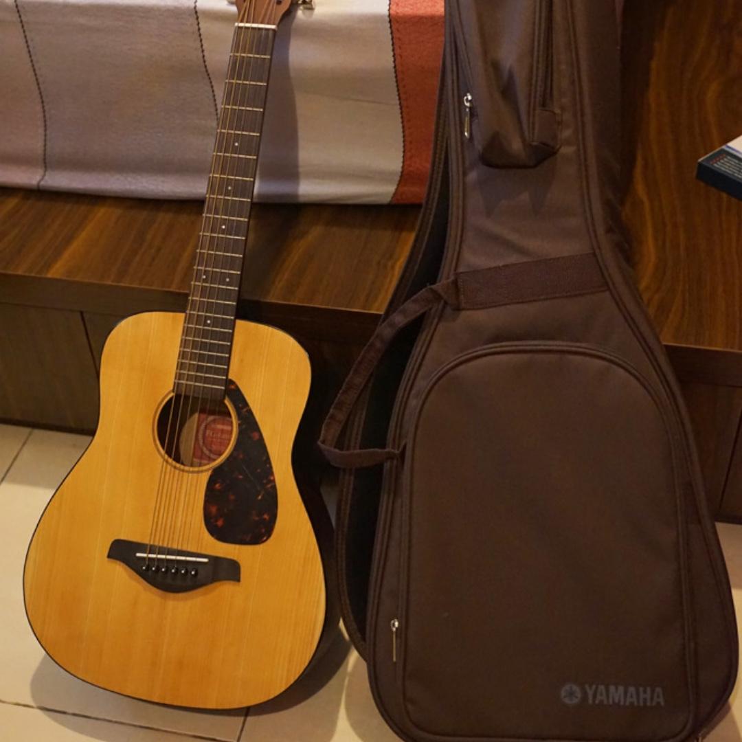Guitar Gitar Yamaha Fg Jr2 Jr 2 Junior Acoustic 3 4 Mini Small