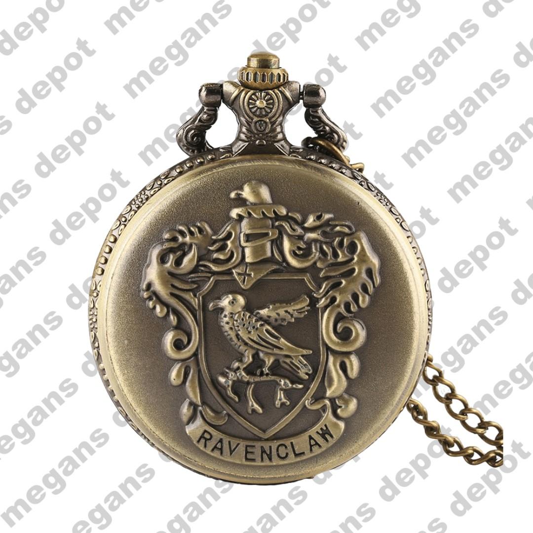 Harry Potter Ravenclaw Pocket Watch Pendant Necklace Women s
