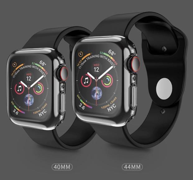 Hoco Apple Watch case 44mm transparent black