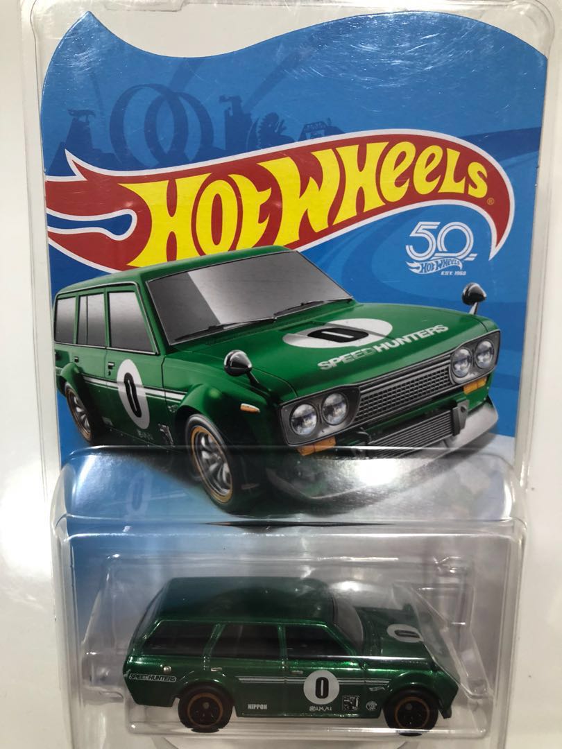 Hot wheels datsun 510 wagon green deals