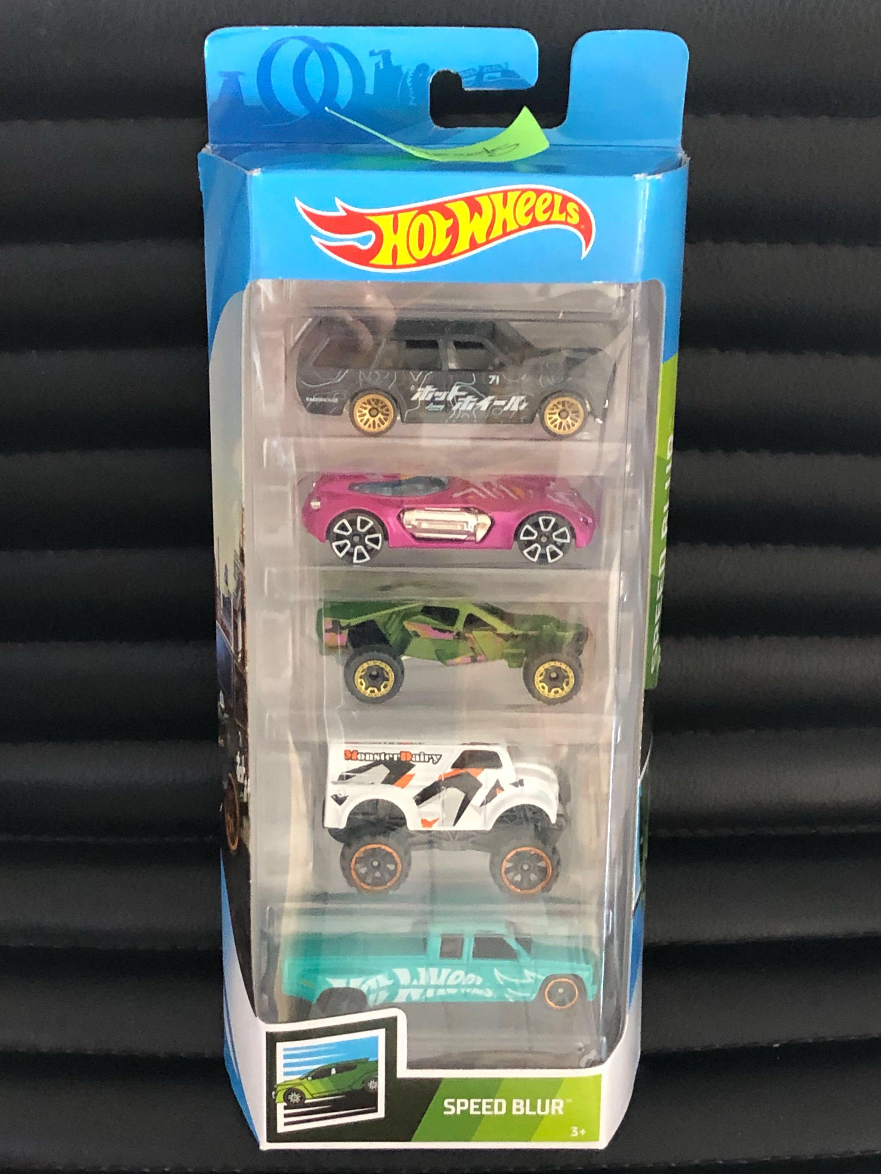 hot wheels 5 pack speed blur