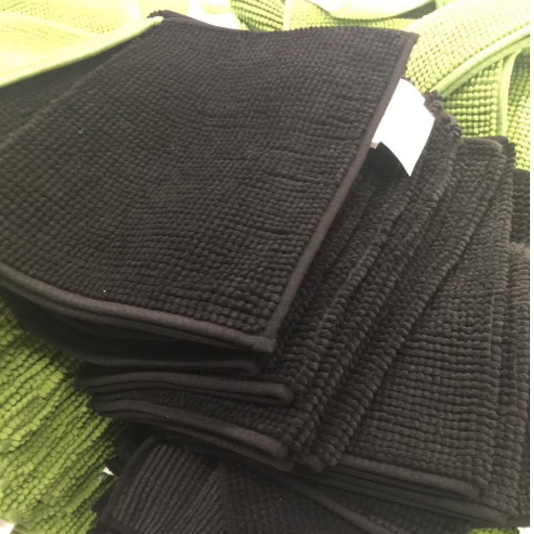Ikea Badaren Bath Mat Black Home Furniture Furniture Fixtures Others On Carousell