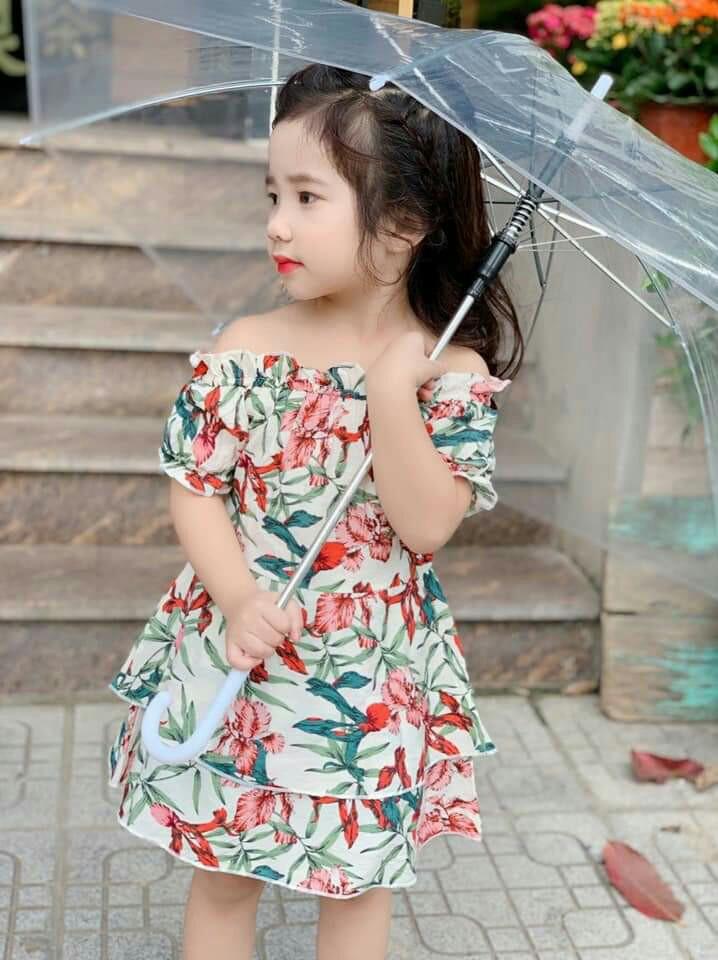 Off the shoulder dress kids online