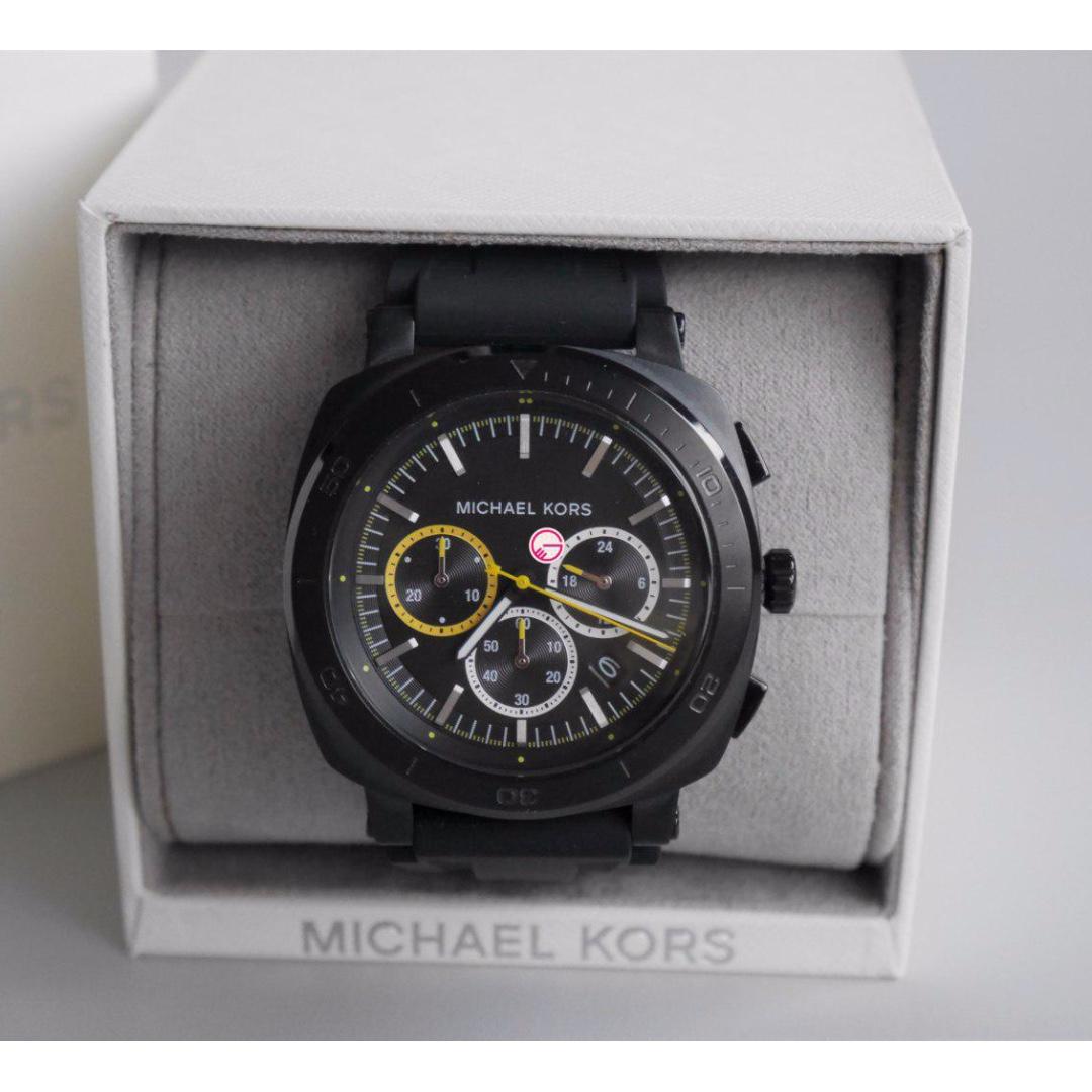 Michael Kors Bax Black Dial Men s Chronograph Watch MK8554 Fesyen Pria Jam Tangan di Carousell