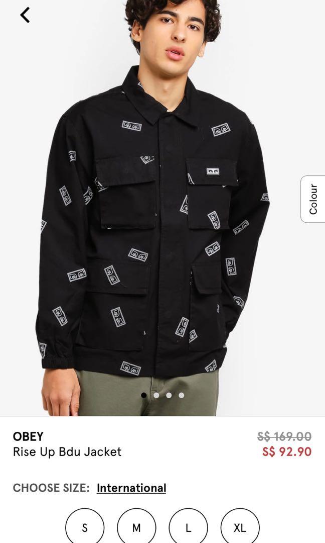 Obey rise hotsell up jacket