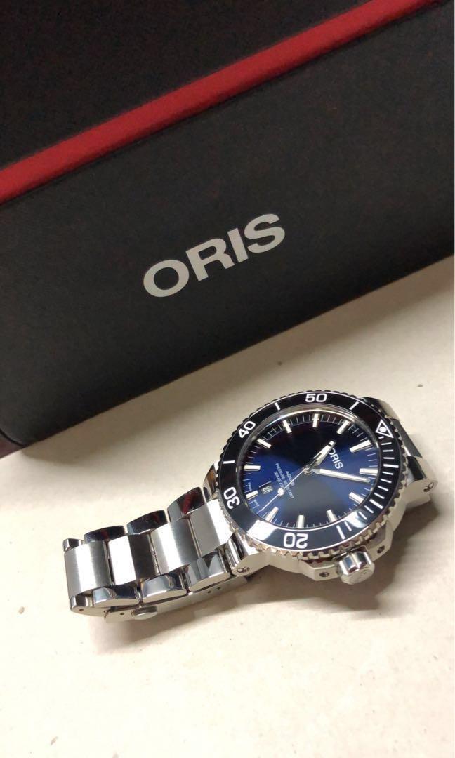 Oris Aquis Date 43mm blue tissot casio seiko tagheuer oris