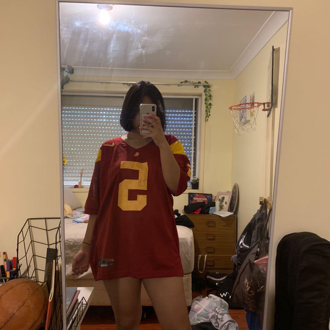 oversized football jersey