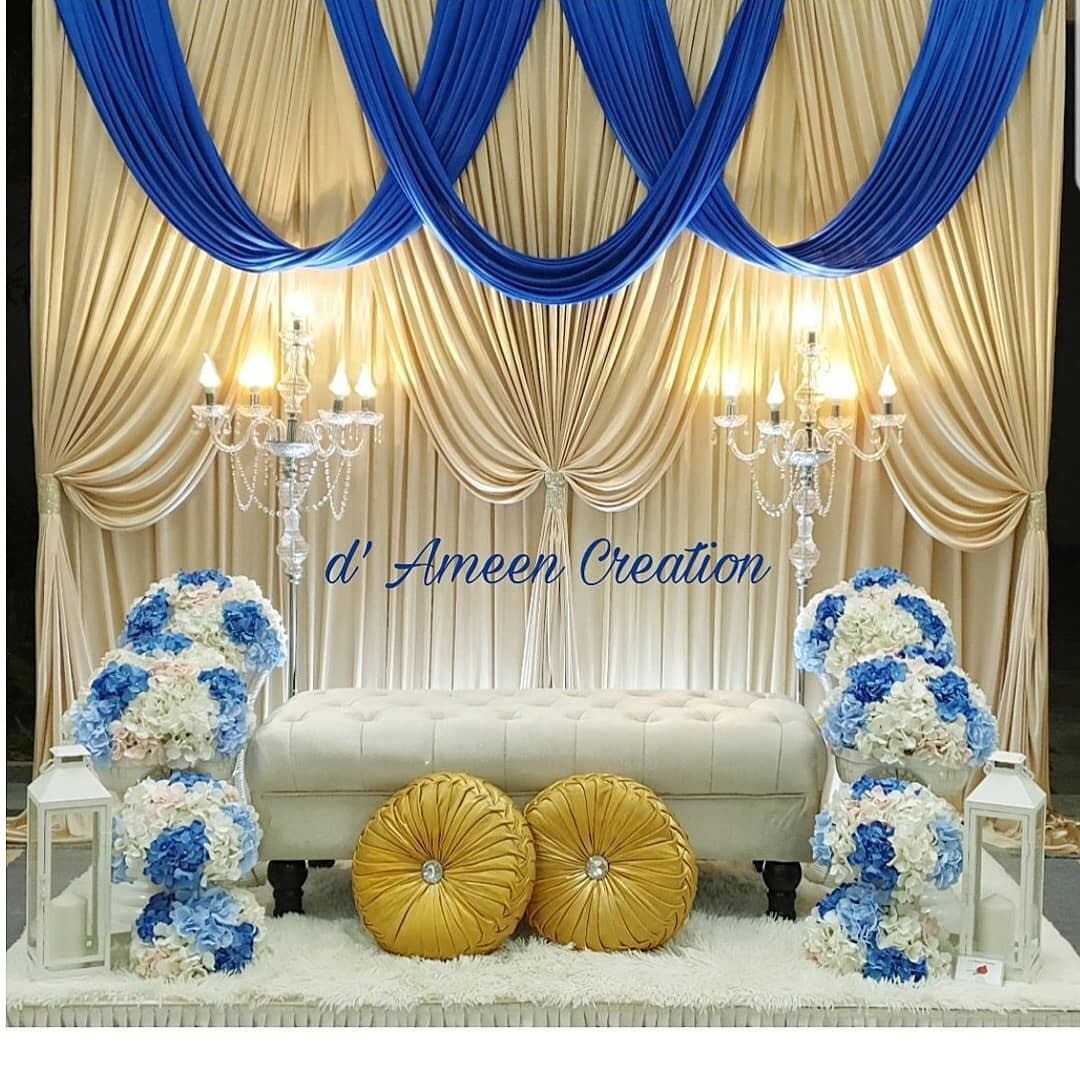 Pelamin Wedding Mini Dais Aqiqah Majlis Cukur Rambut Majlis Berkhatan Naming Ceremony Functions Backdrops Everything Else On Carousell