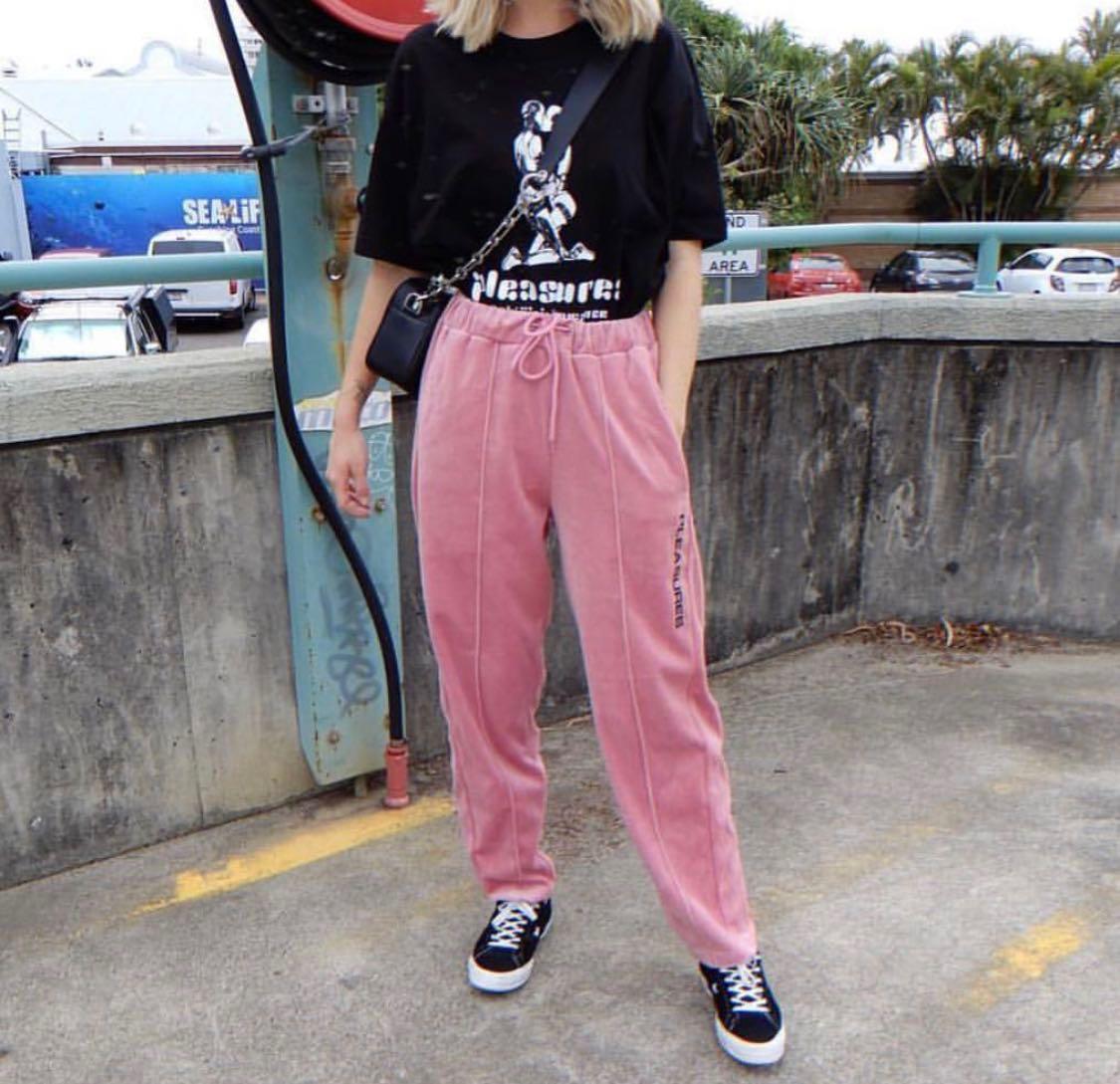 Pleasures discount velour pants