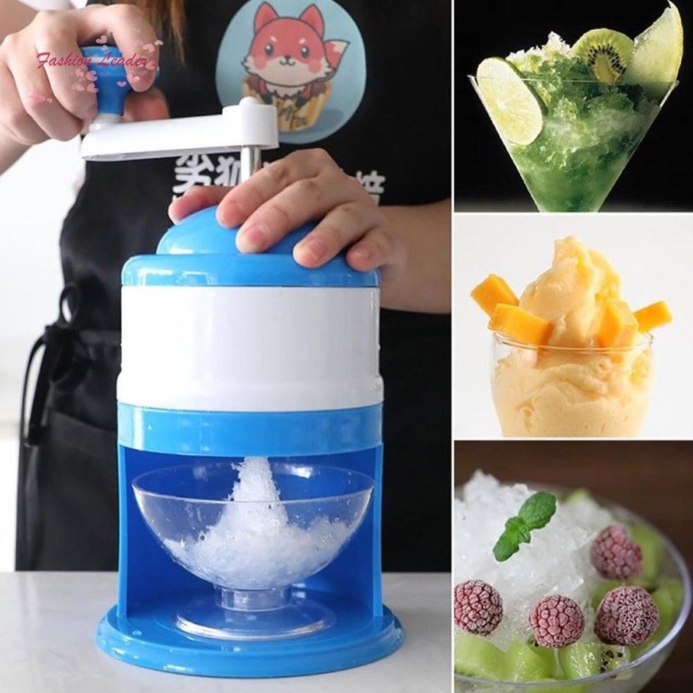 Household Easy Ice Shaver Crusher Handheld Snow Manual Crushing