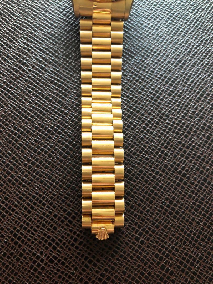 president bracelet gold