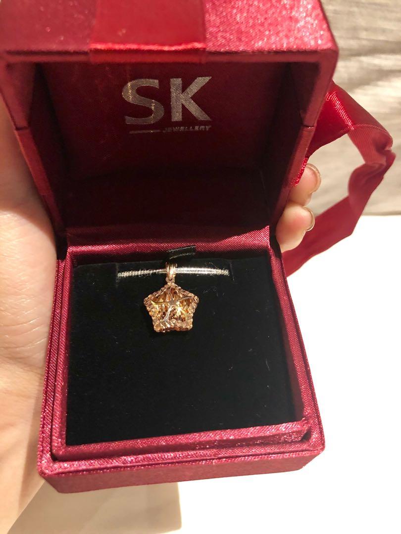 SK Jewellery rose gold star, Women's Fashion, Jewelry Organisers