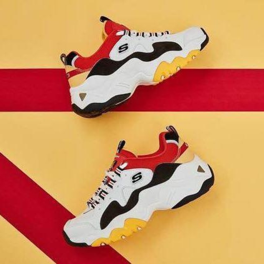 skechers d'lites 2 yellow