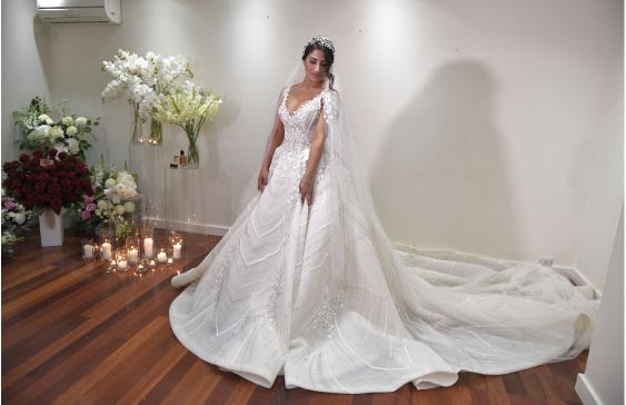 Steven Khalil Wedding Dress Women S Fashion Clothes On Carousell