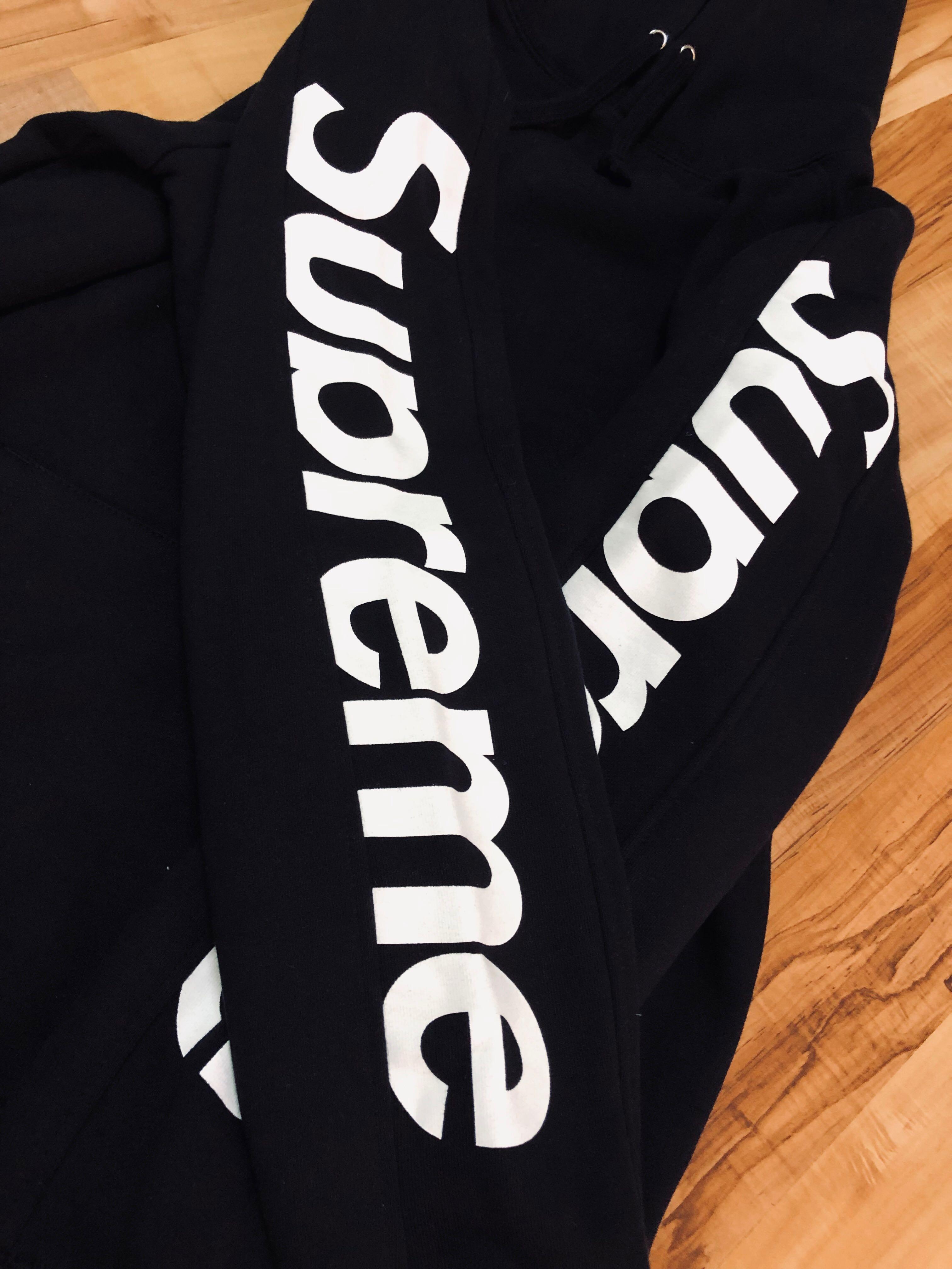 Supreme sideline hoodie white hotsell