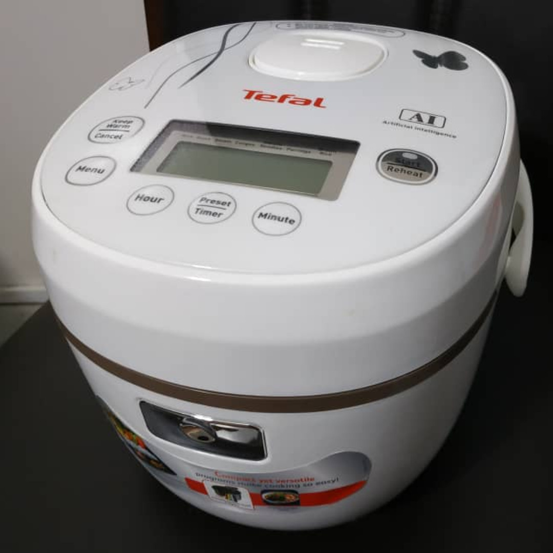 Tefal Mini Fuzzy Logic Rice Cooker 0.5L (RK5001), TV & Home