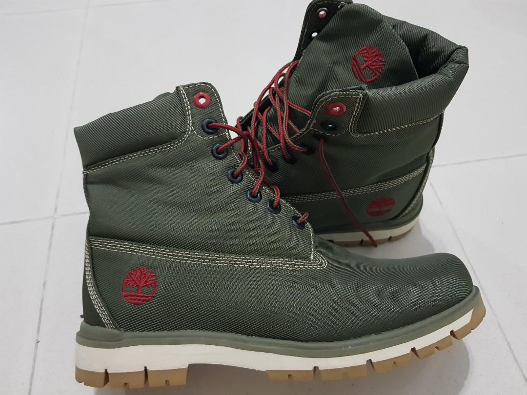 canvas timberland boots