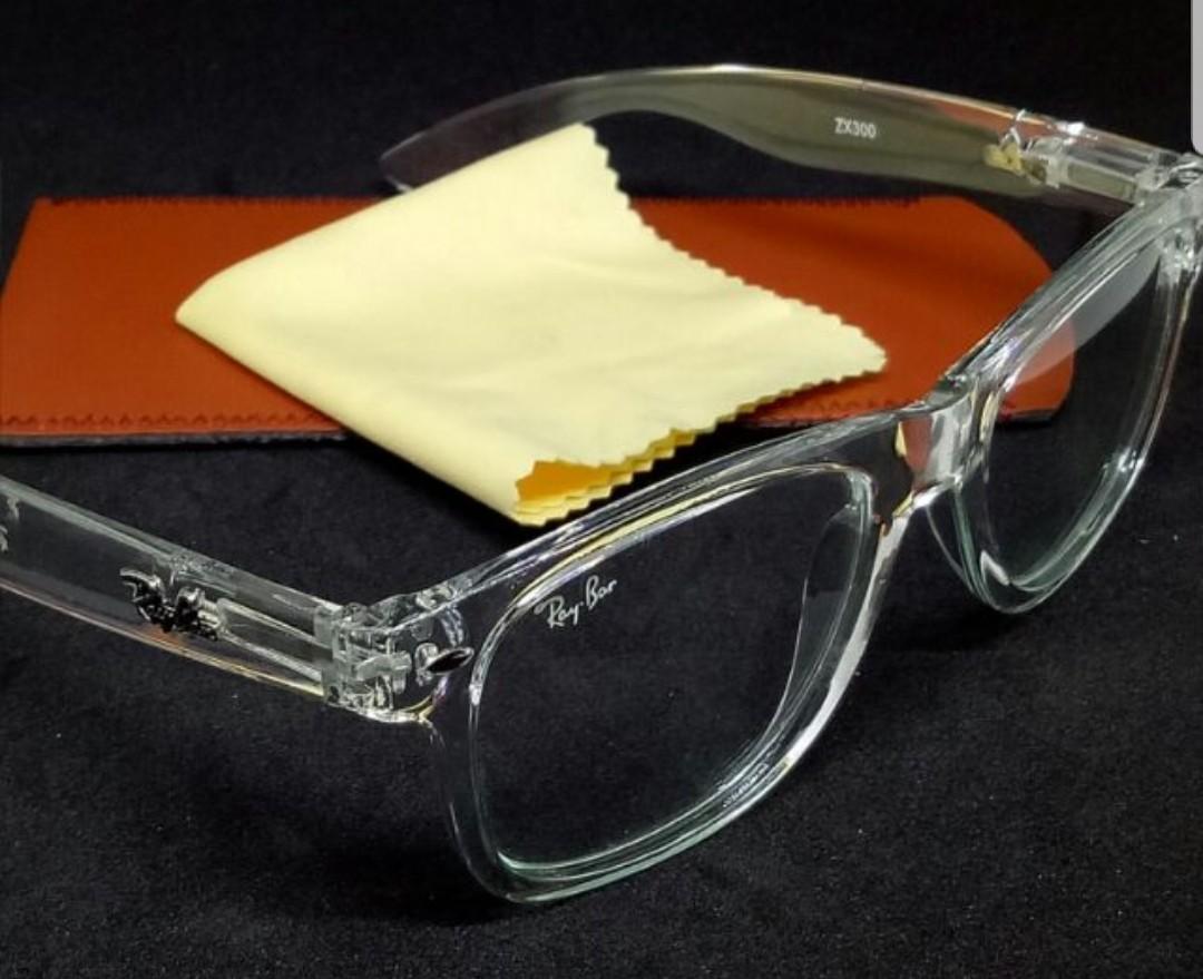 Transparent frame wayfarer store