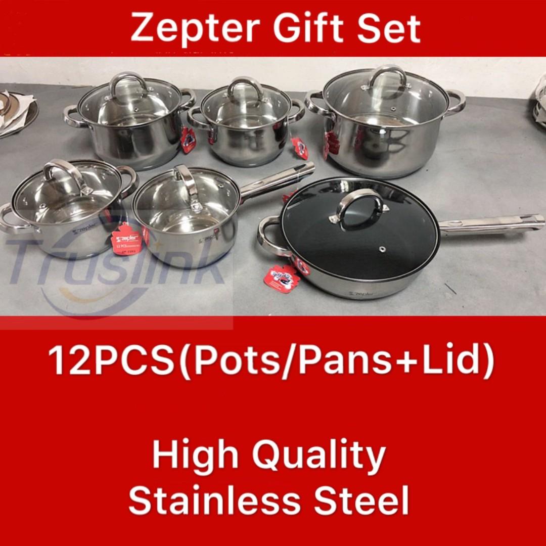 Zepter ZP2203 German High1uality Stainless Steel Pot And Pan Set