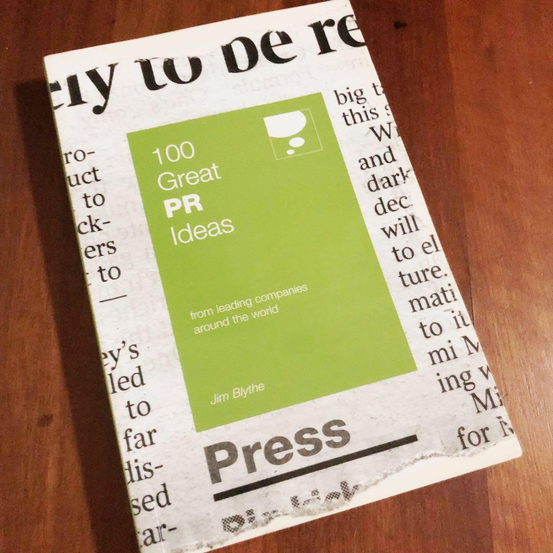 Image result for Review of 100 great PR ideas by Jim Blythe