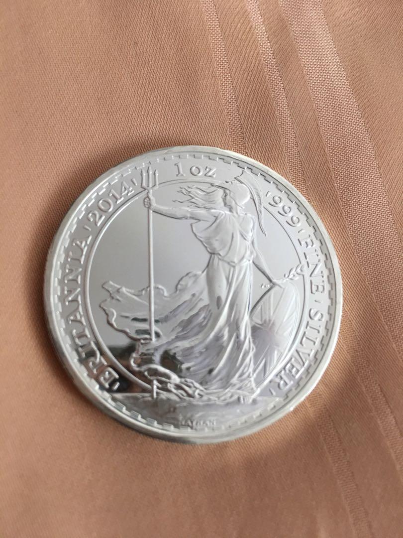 2017 Britannia 1 Oz Silver Coins Vintage Collectibles Currency 2017 Britannia 1 Oz Silver Coins