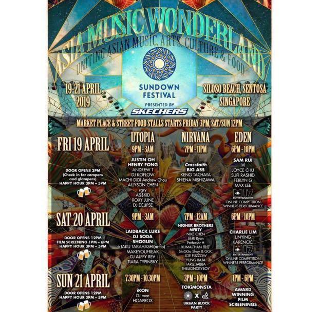 2 Sundown Festival Ticket 3 Day (Nego), Tickets & Vouchers, Event