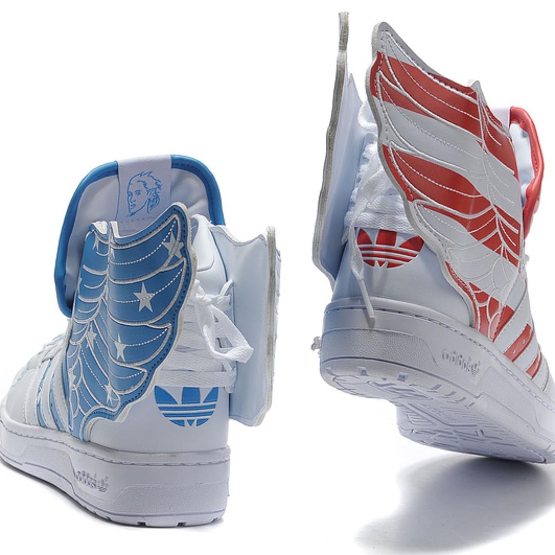 Adidas js wings 2.0 sale dames blauw