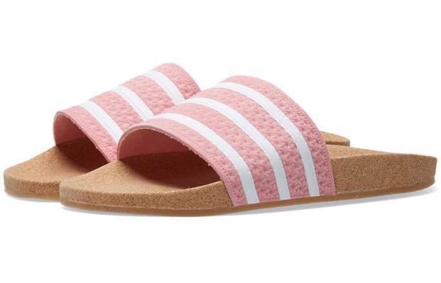 Adilette cork clearance slides