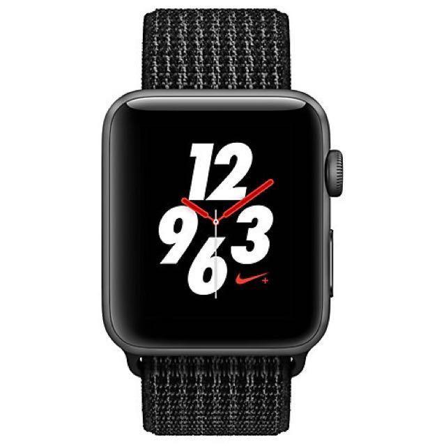 Apple Watch Nike Sport Loop Black Band Men s Fashion Watches