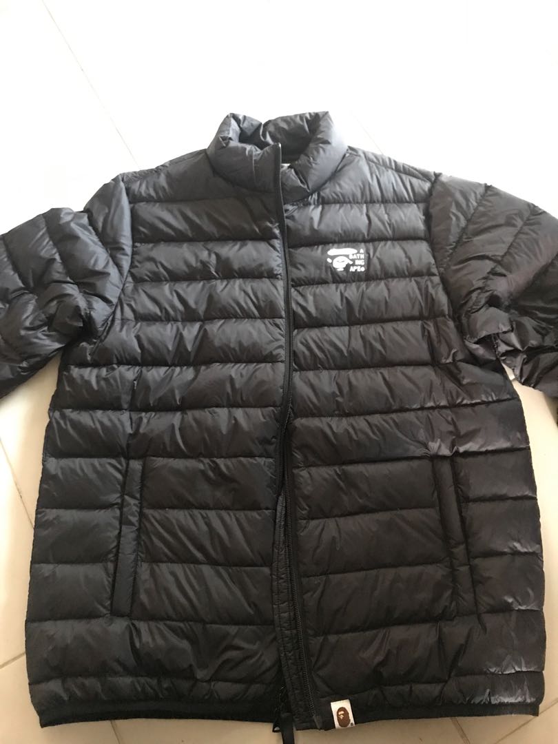 bape light down jacket